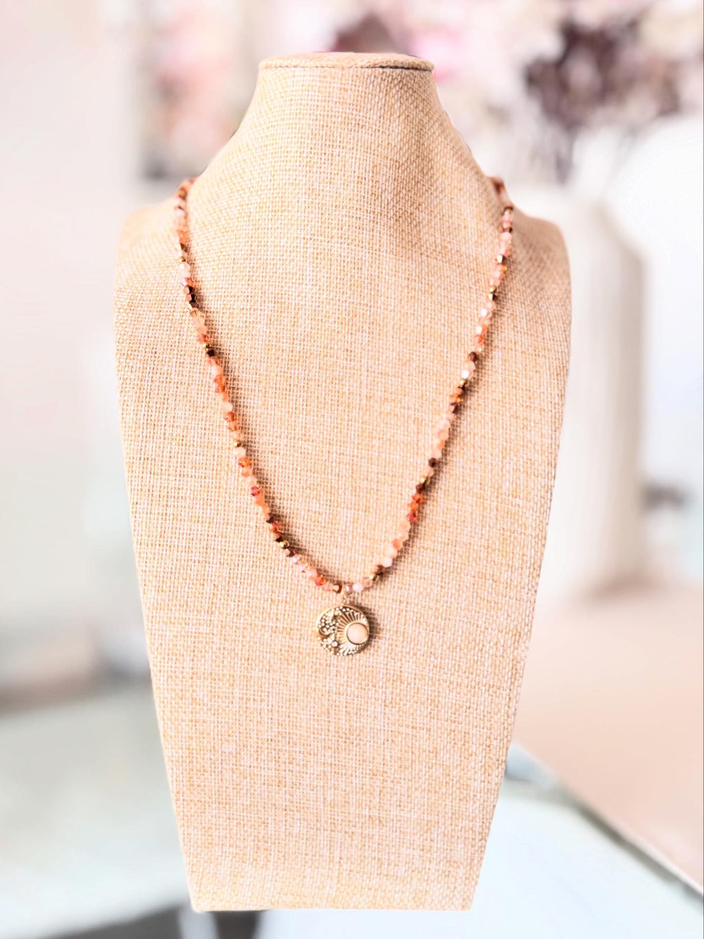Golden Pearl Necklace