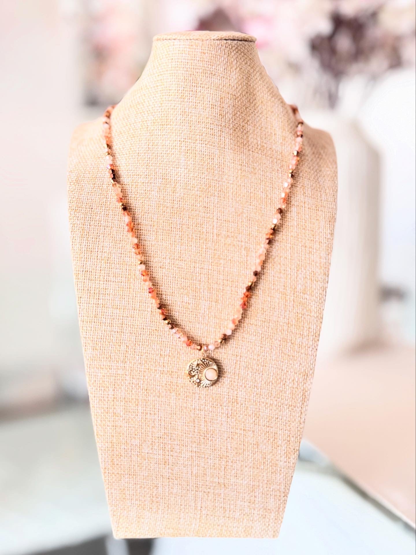 Golden Pearl Necklace