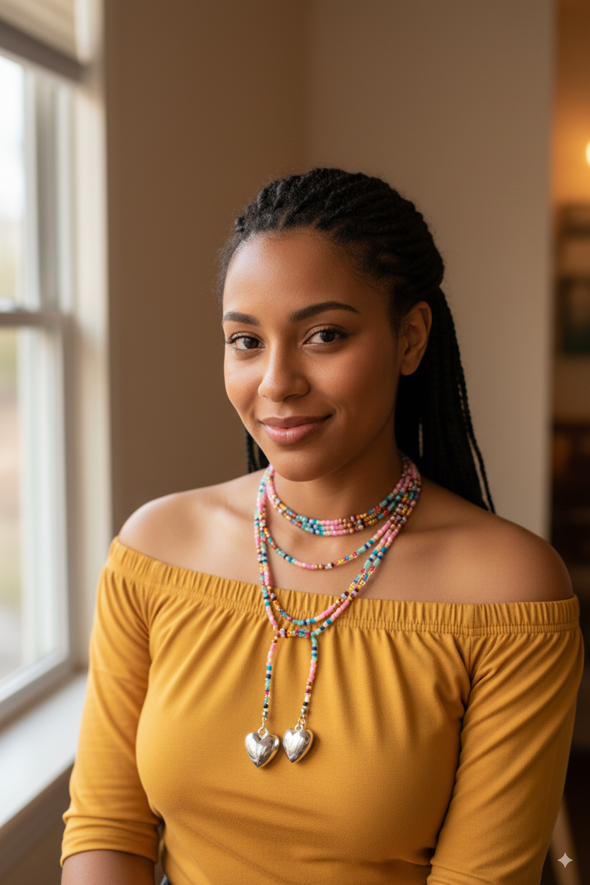 Multipurpose Link-Bead Necklace.