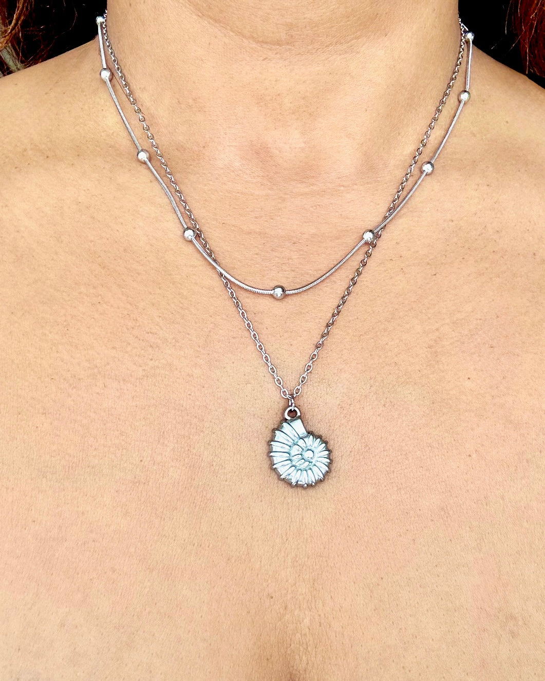 Whorl-like Double Necklace