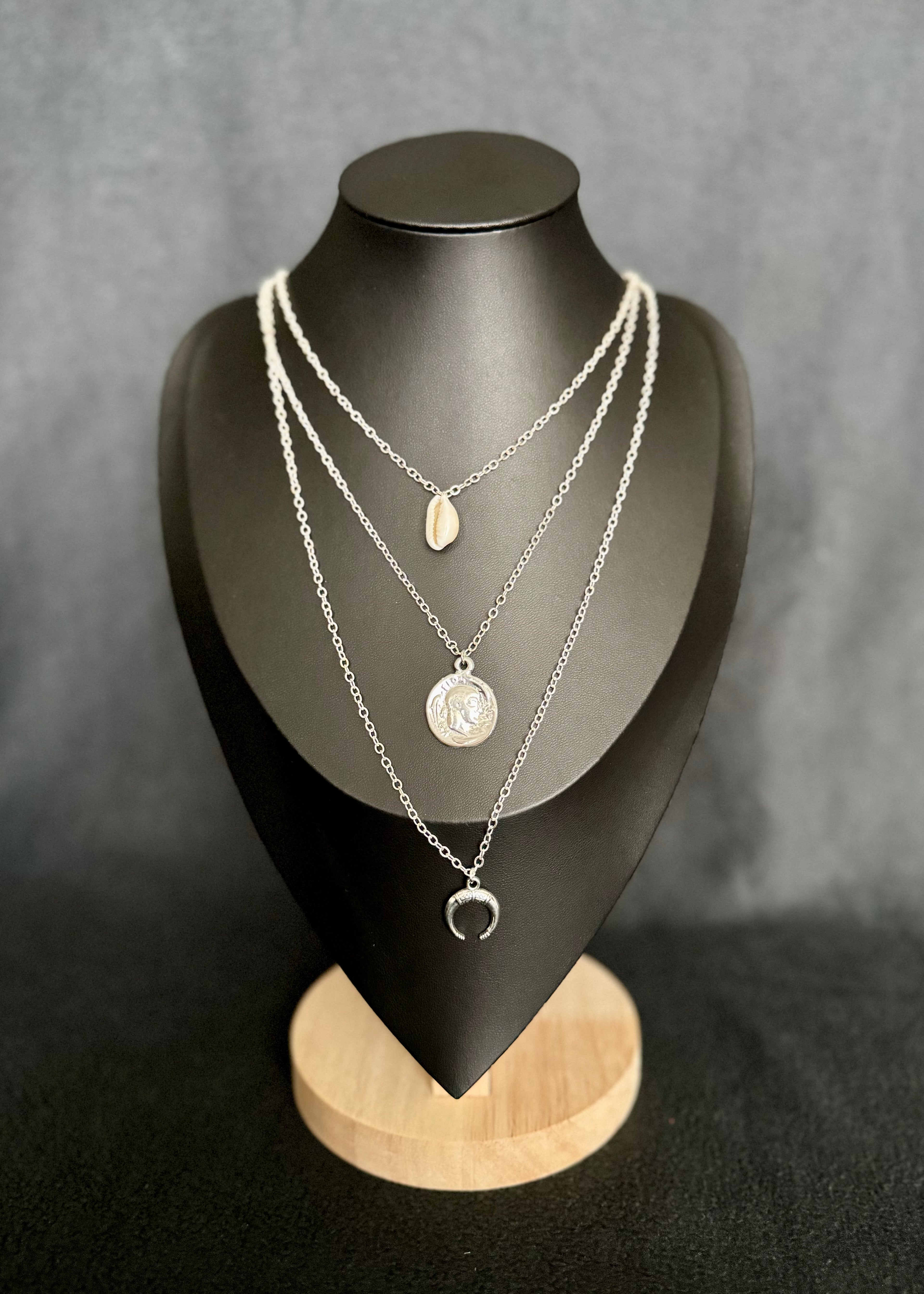 Triple Chain Necklace (SCM)
