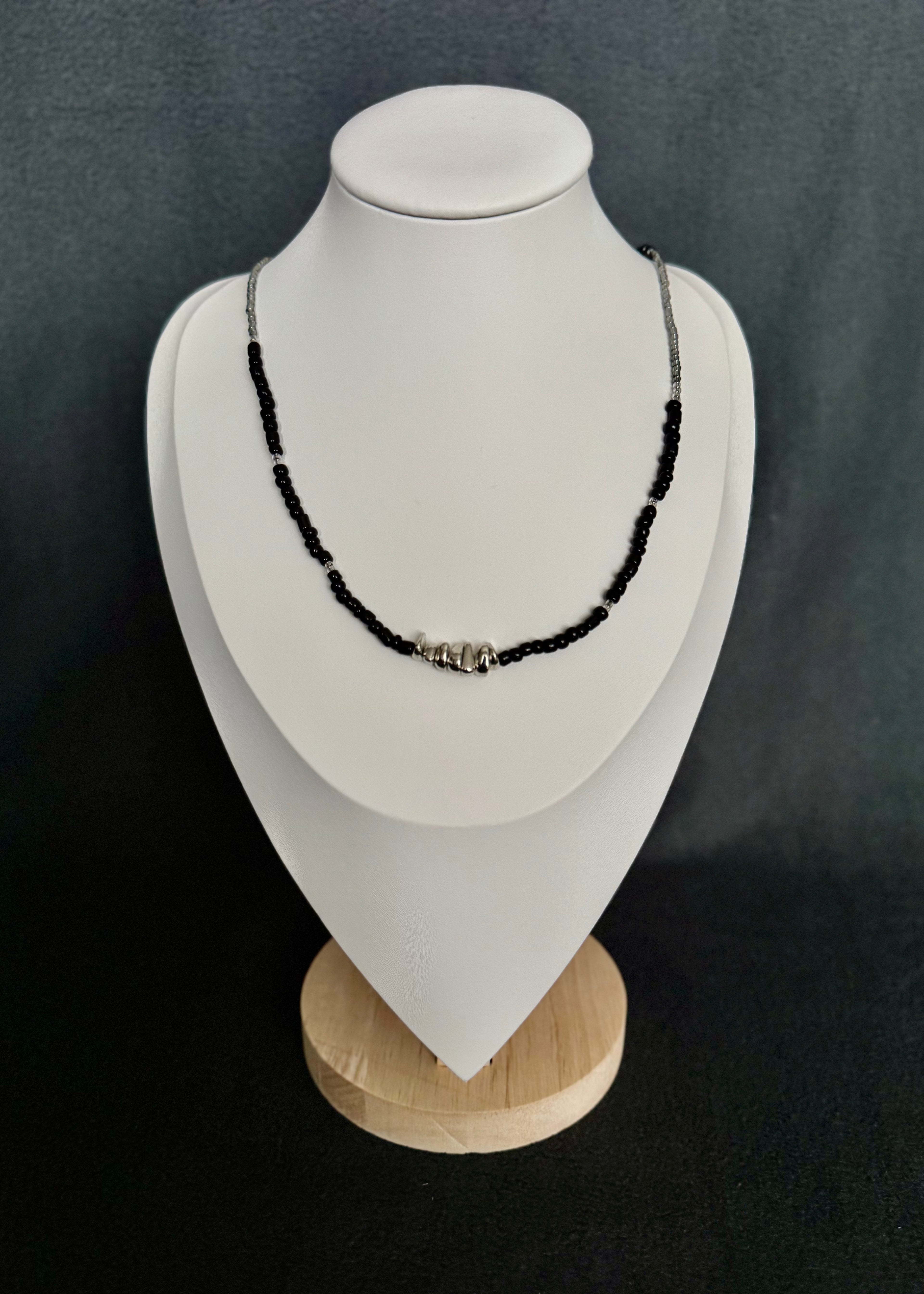 Black & Silver Necklace