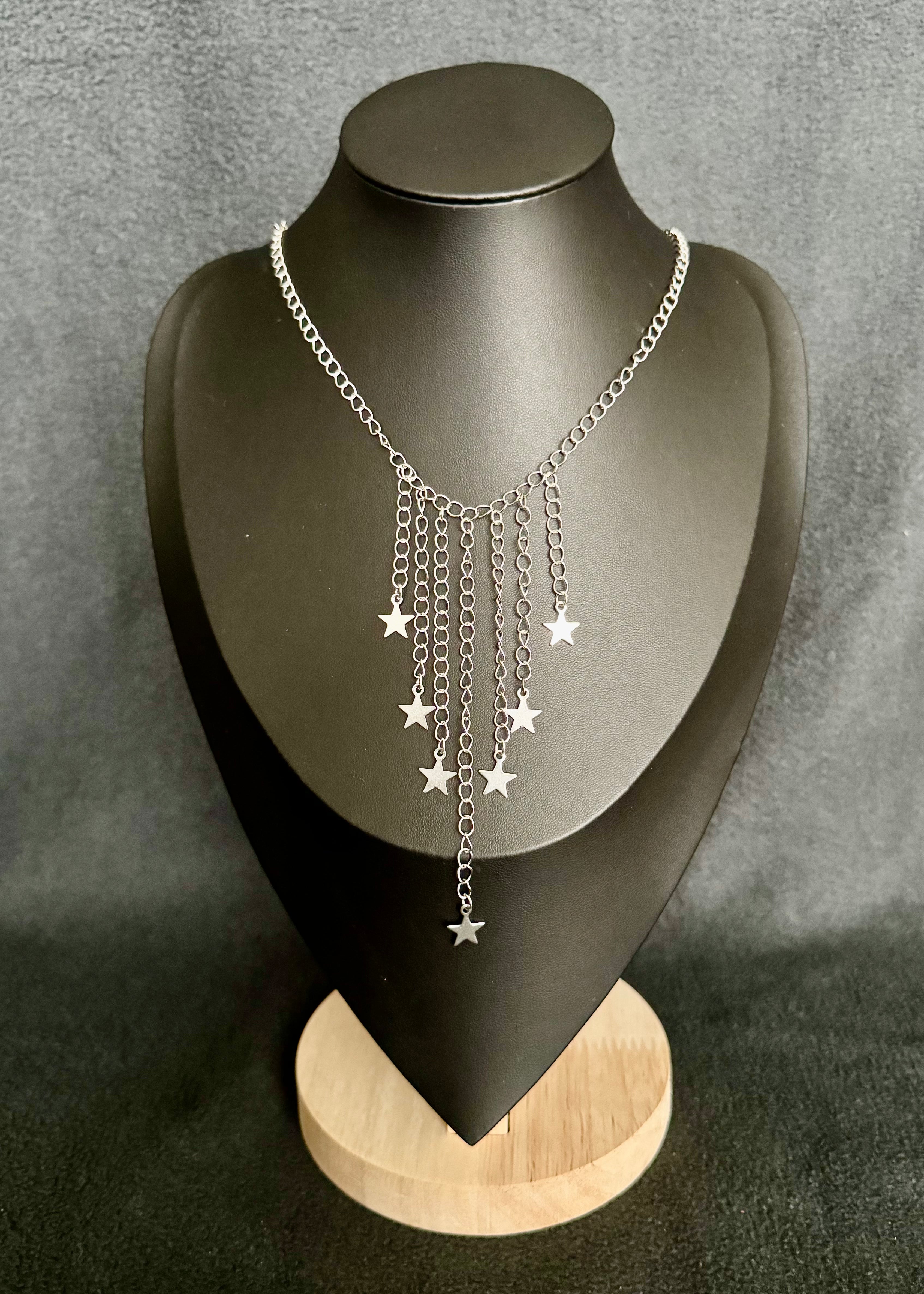 Seven Star Silver Necklace