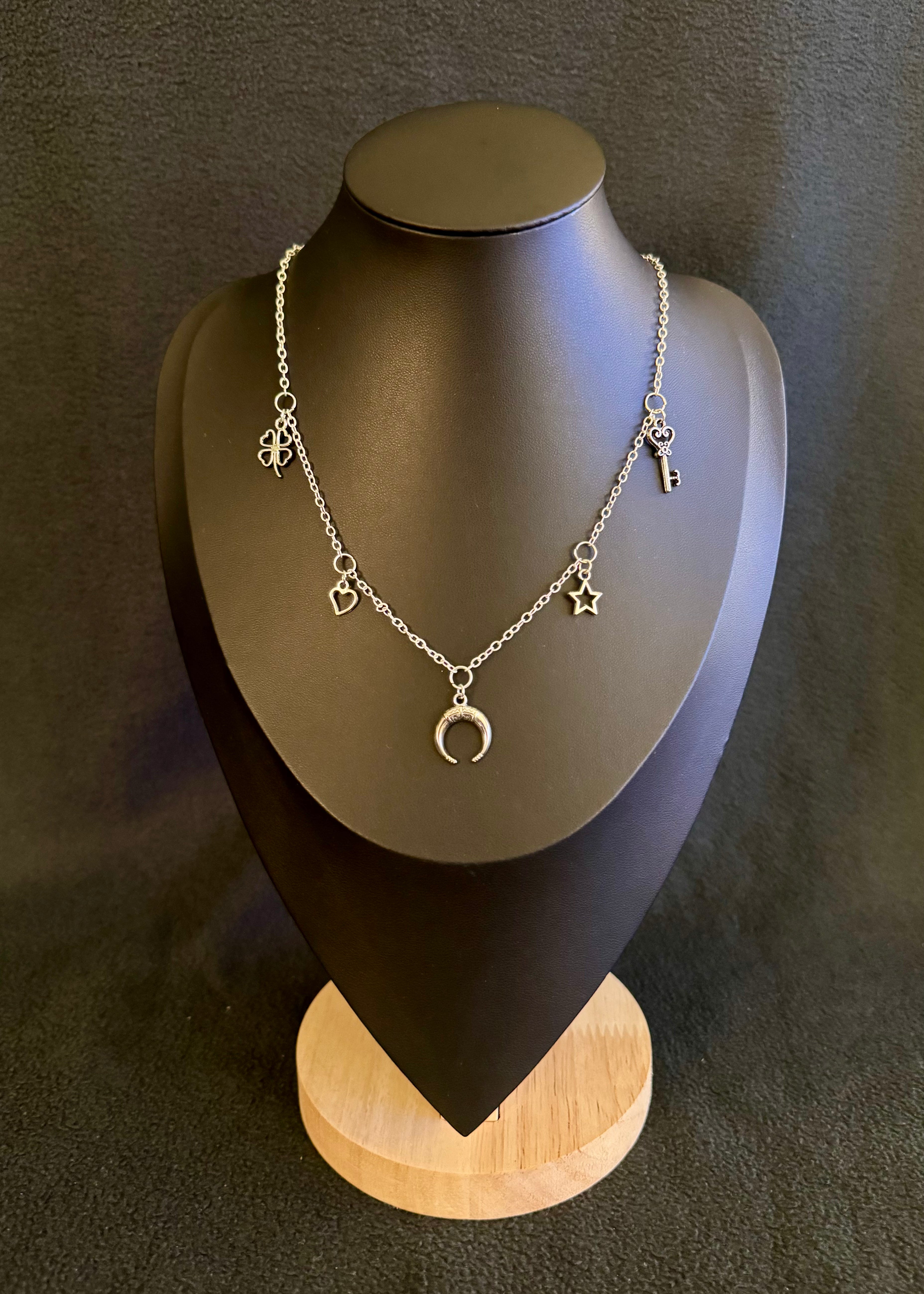 Five Pendant Necklace