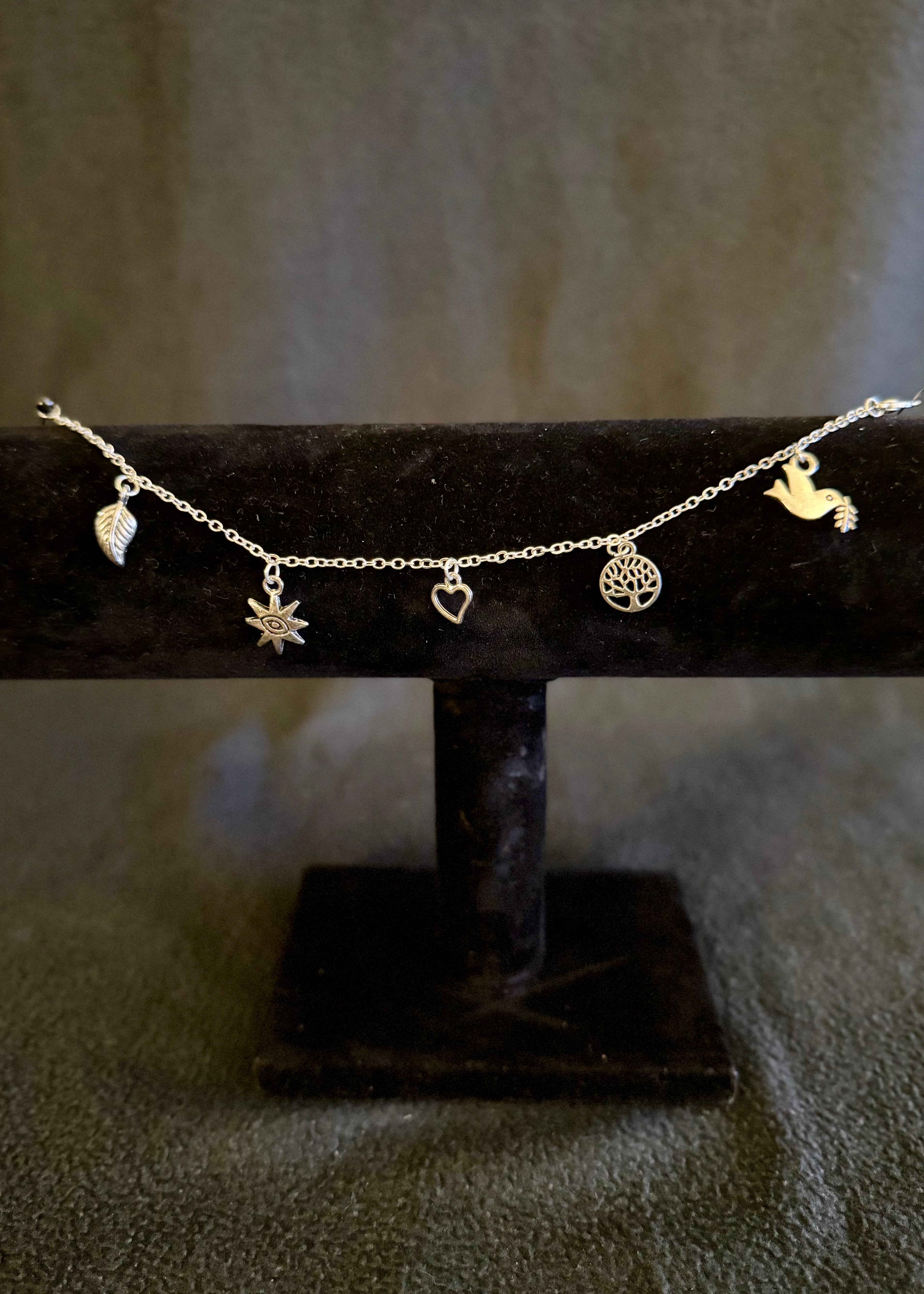 Silver Fiver Bracelet