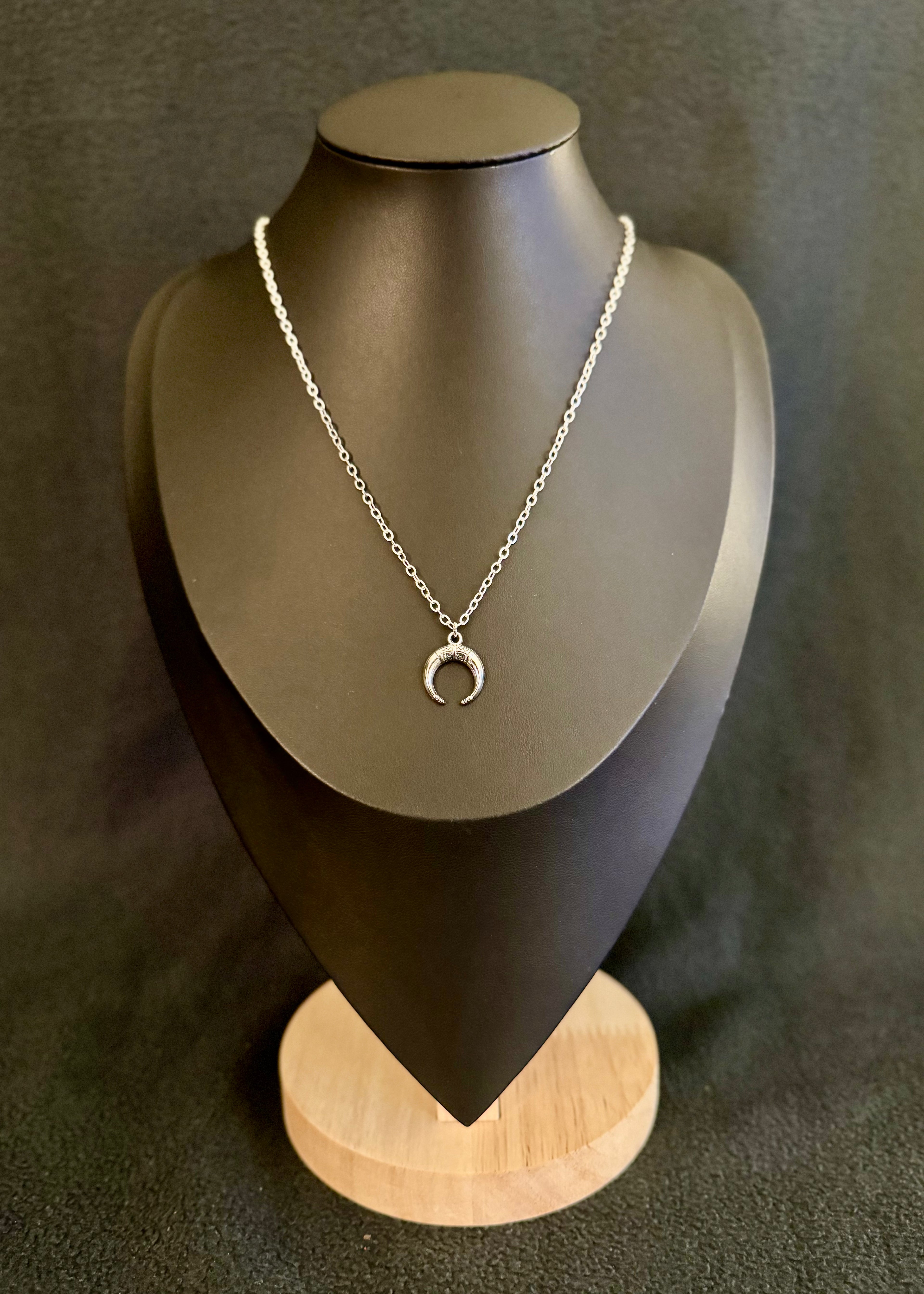Moon Pendant Necklace