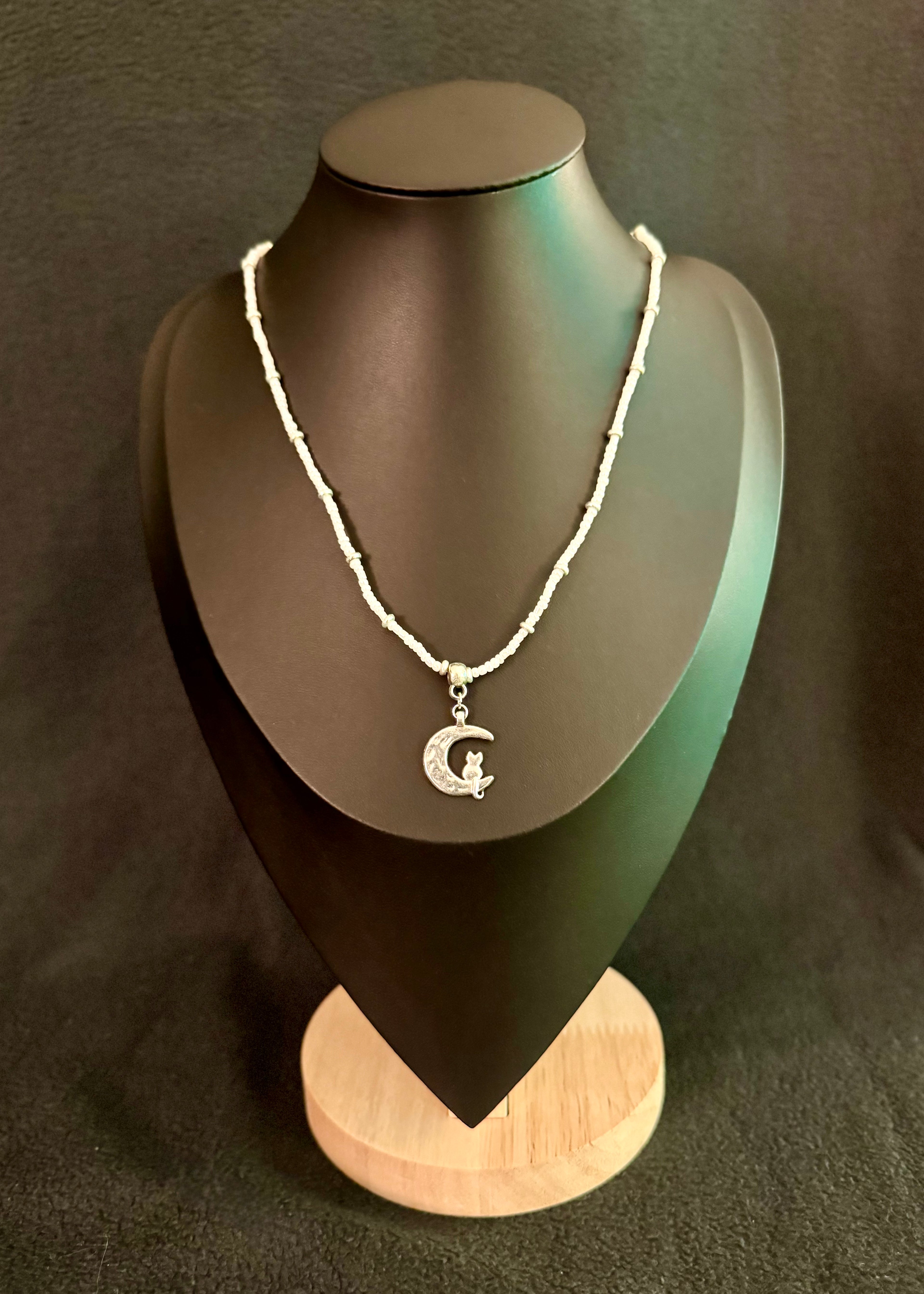 Moon Cat Necklace