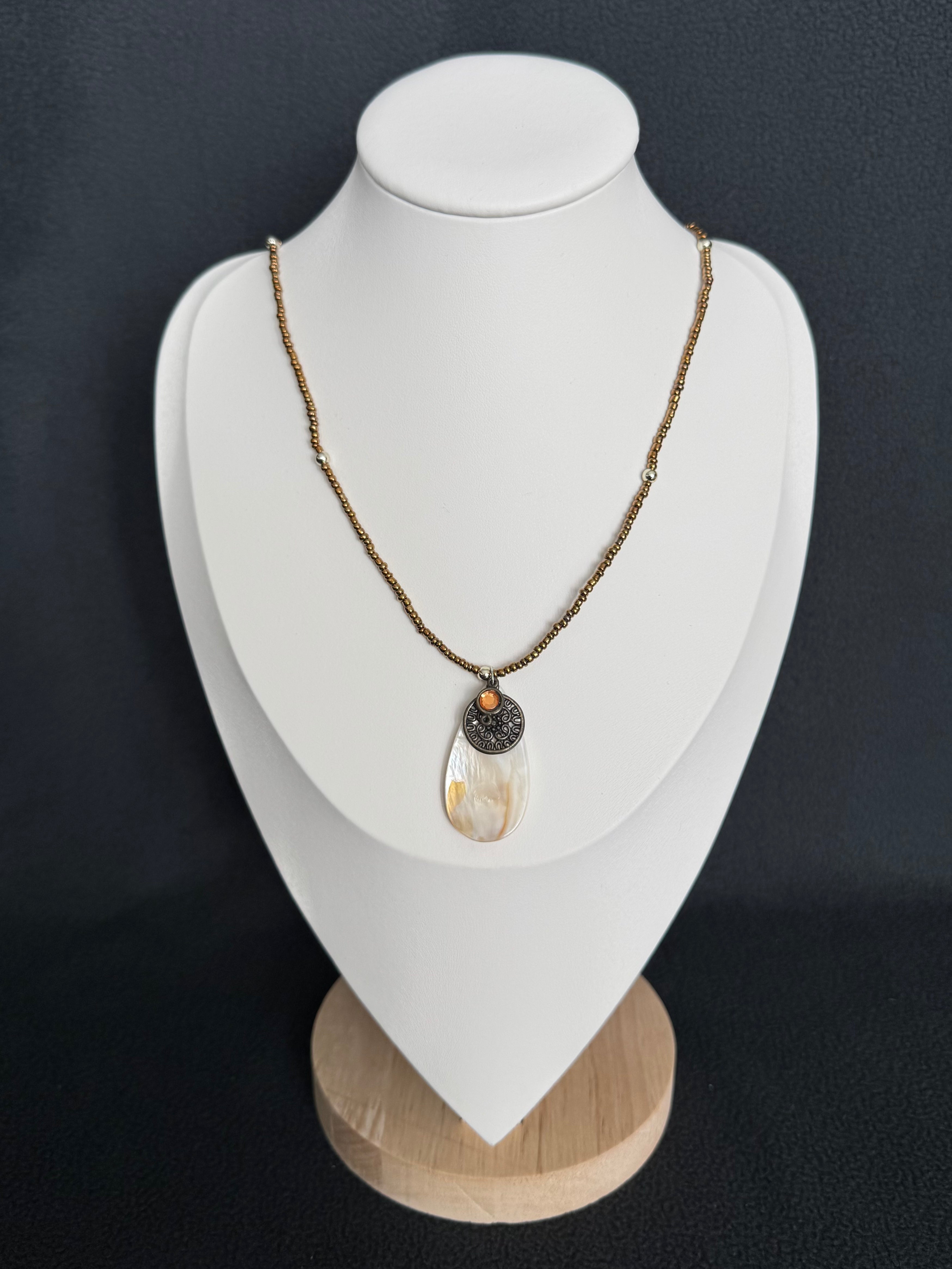 Bronzy Gold Necklace