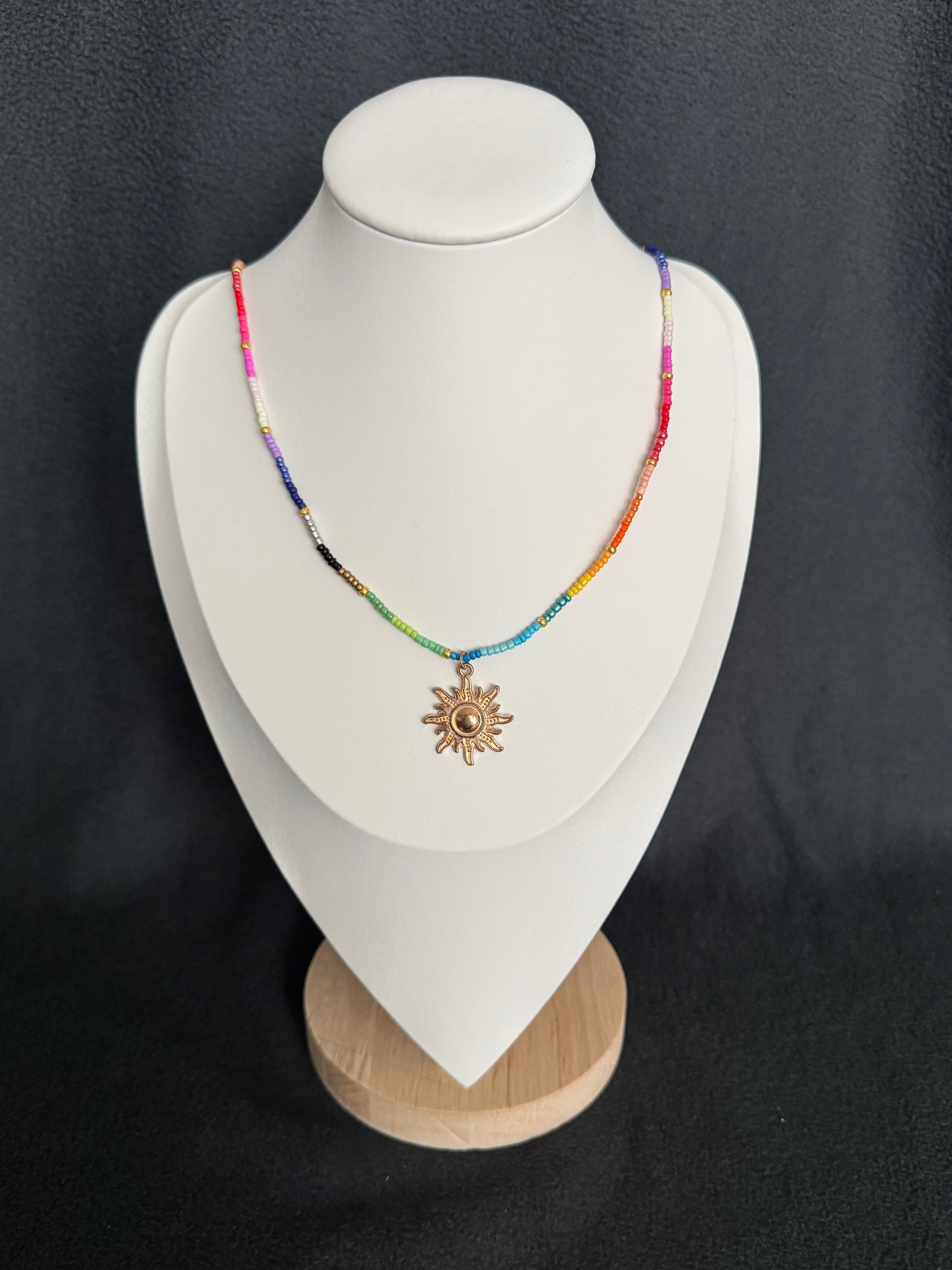 Brass Sun Necklace